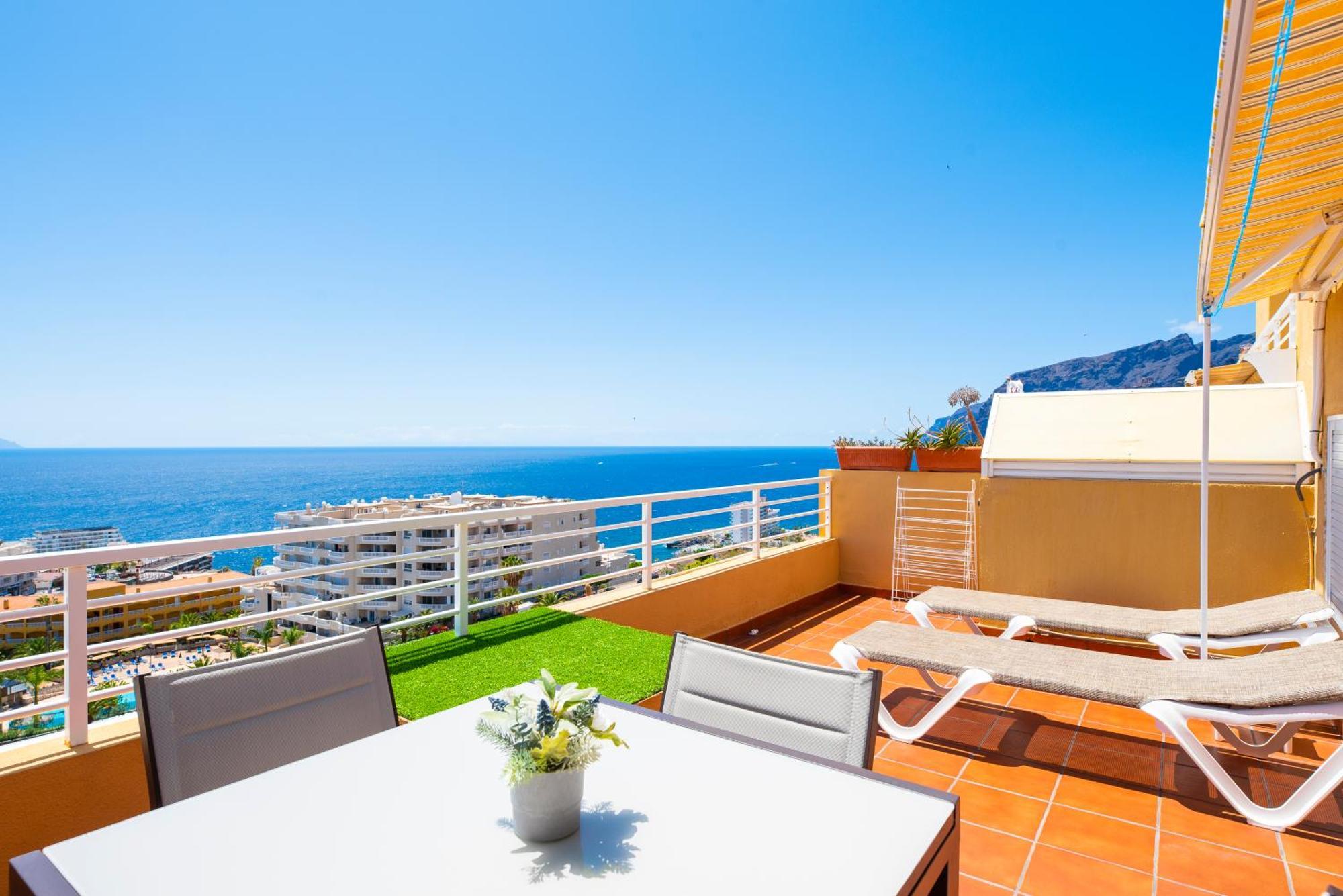 Panomaric Sea View - Sol Apartment Puerto de Santiago  Luaran gambar